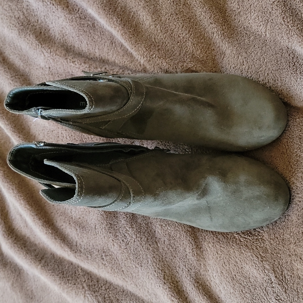 Madden girl olive green booties